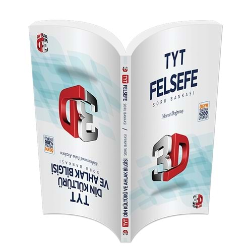 Tyt 3D Felsefe + Din Kültürü Ve Ahlak Bilgisi Soru Bankası