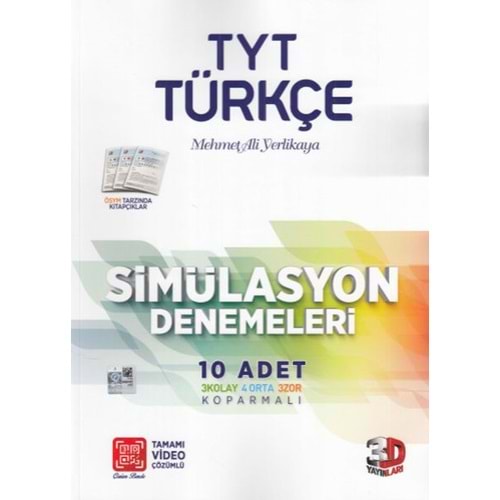 3D TYT Türkçe Tamamı Video Çözümlü