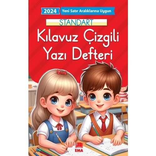 Kılavuz Çizgili Yazı Defteri-17*24/Emaçocuk