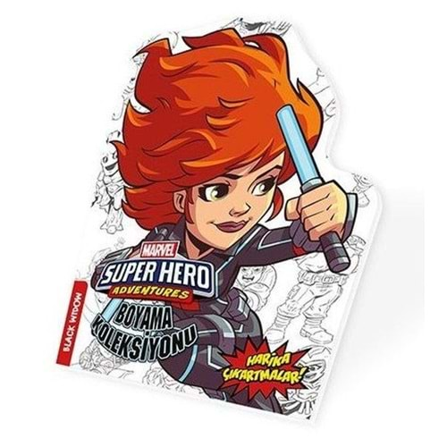 Black Widow - Marvel Süper Kahramanlar Boyama Koleksiyonu