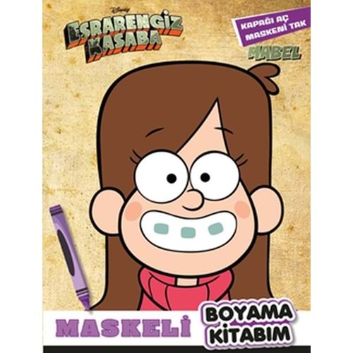 Maskeli Boyama Kitabım Mabel - Esrarengiz Kasaba