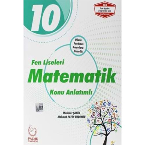 Palme 10. Sınıf Fen Liseleri Matematik Konu Anlatımlı Kitabı *Yeni*