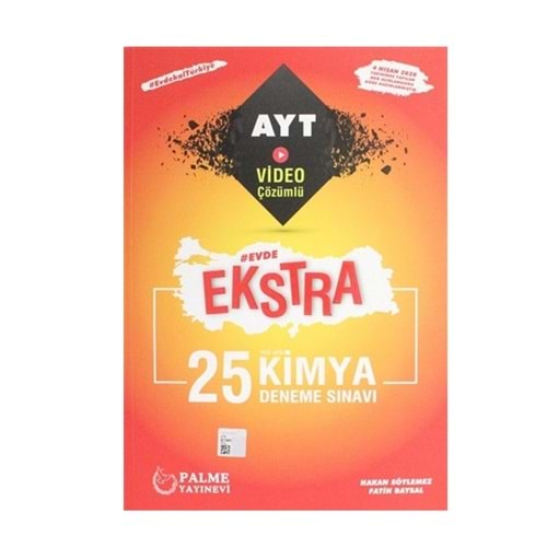 Palme Yks Ayt Ekstra Kimya 25 Deneme Sınavı *Yeni*