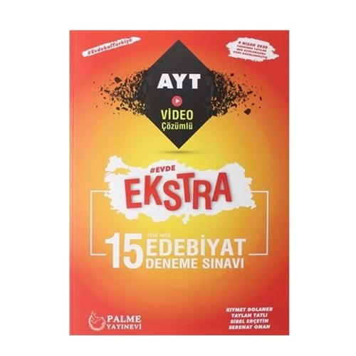 Palme Yks Ayt Ekstra Edebiyat 15 Deneme Sınavı