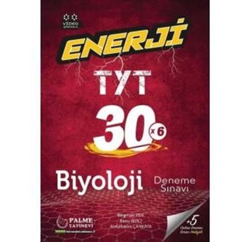 Palme Yks Tyt Enerji Biyoloji 30 Deneme Sınavı Video Çözümlü*Yeni*