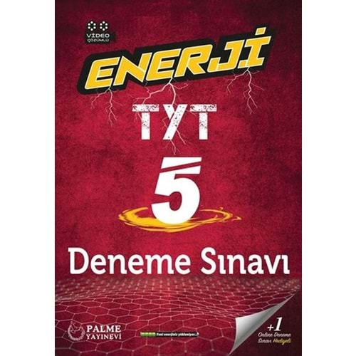 Palme Yks Tyt Enerji 5 Deneme Sınavı Video Çözümlü *Yeni*