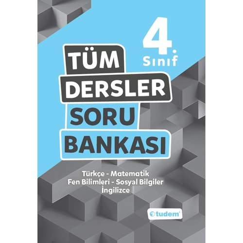 Tudem Yayınları 4.Sınıf Tüm Dersler Soru Bankası