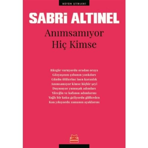 Anımsamıyor Hiç Kimse