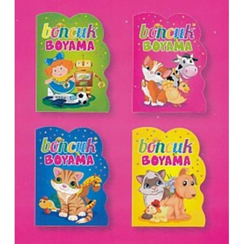 Boncuk Boyama (4 Kitap - Şekilli Kesim)