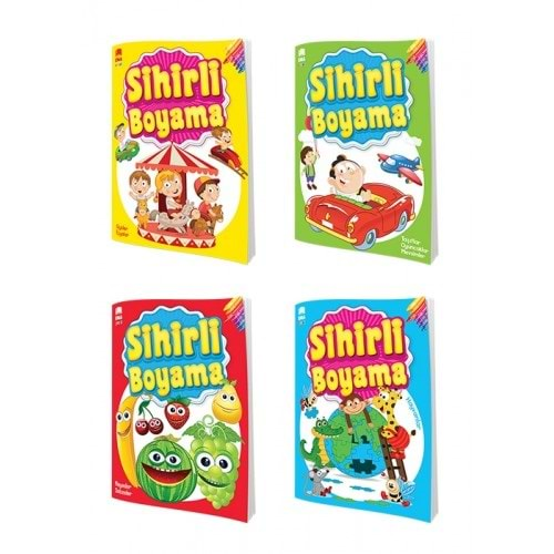 Sihirli Boyama 1-4/Emaçocuk