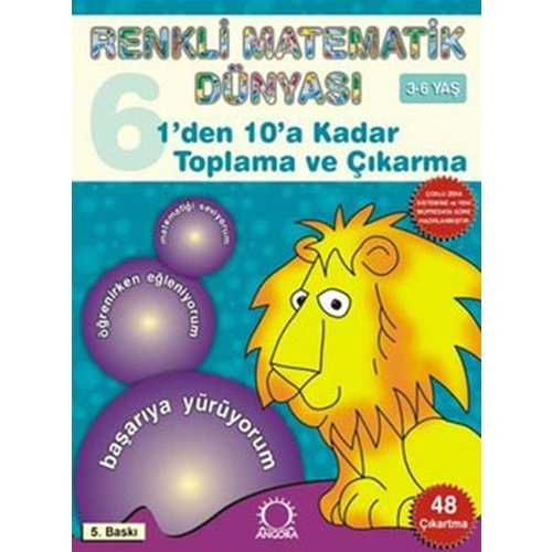 Renkli Matematik Dünyası 6 Bir'den On'a Kadar Sayıları Öğrenme