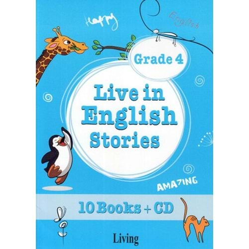 Grade 4 - Live in English Stories (10 Books CD)