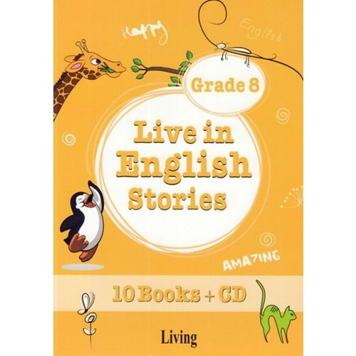 Grade 8 - Live in English Stories (10 Books CD)