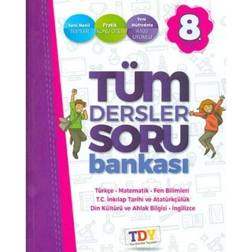 TDY Yayınları 8 Sınıf Tüm Dersler Soru Bankası