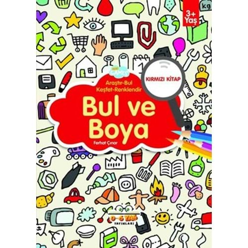 Bul ve Boya - Kırmızı Kitap