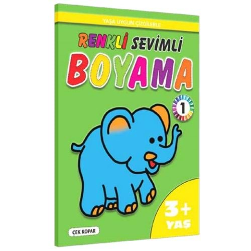 Renkli Sevimli Boyama -1 (3+Yaş)