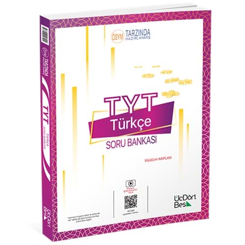 Üç Dört Beş TYT Türkçe Soru Bankası (Yeni) 2024
