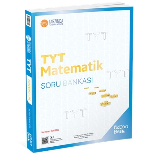 Üç Dört Beş TYT Matematik Soru Bankası (Yeni) 2024