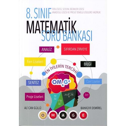 Omage 8. Sınıf Fen Liselerine Hazırlık Matematik Soru Bankası