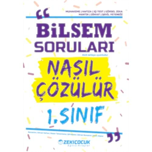 Zeki Çocuk 1. Sınıf Bilsem Soruları Nasıl Çözülür