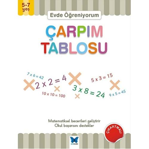 Evde Öğreniyorum Çarpım Tablosu 5-7 Yaş