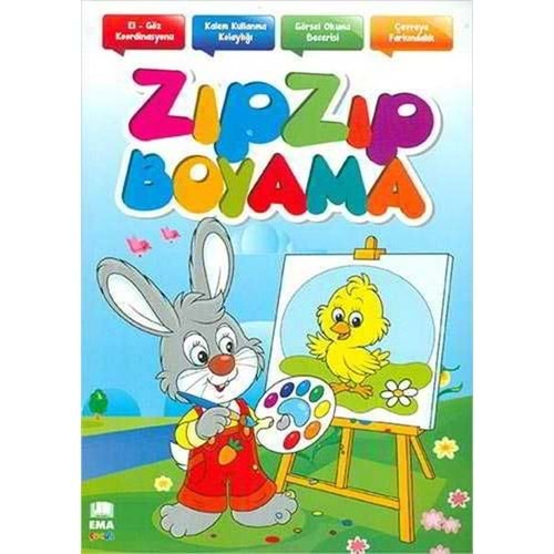 Zıp Zıp Boyama/Emaçocuk