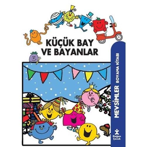 Küçük Bay ve Bayanlar - Mevsimler Boyama Kitabı