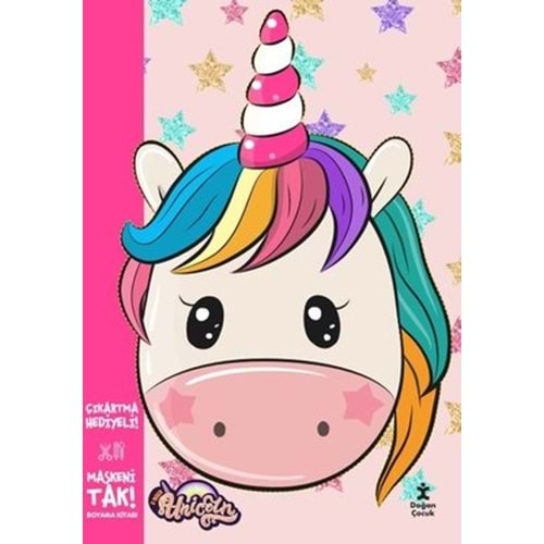 Maskeni Tak Unicorn Boyama Kitabı