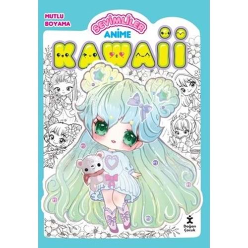 Sevimliler Anime Kawaii - Mutlu Boyama 2