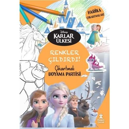 Disney Karlar Ülkesi Renkler Çıldırdı! Çıkartmalı Boyama Partisi