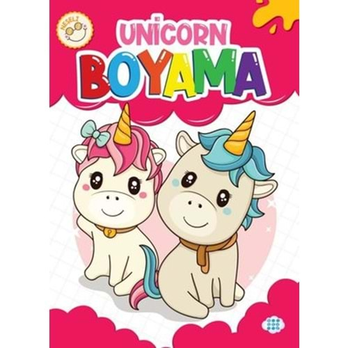 Neşeli Unicorn Boyama