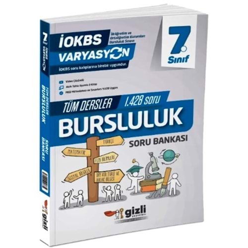 7. Sınıf Tüm Dersler Bursluluk Soru Bankası Varyasyon Serisi