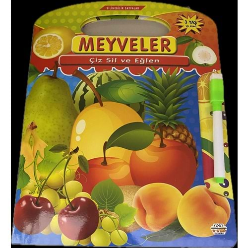 Çiz Sil Ve Eğlen - Meyveler