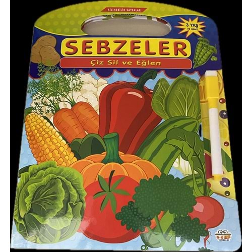 Çiz Sil Ve Eğlen - Sebzeler