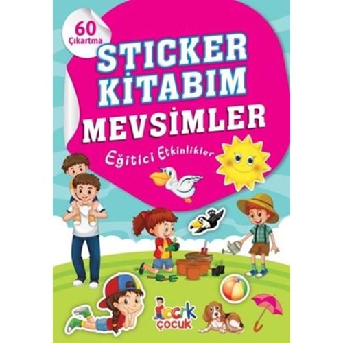 Sticker Kitabım - Mevsimler - Eğitici Etkinlikler - 60 Çıkartma