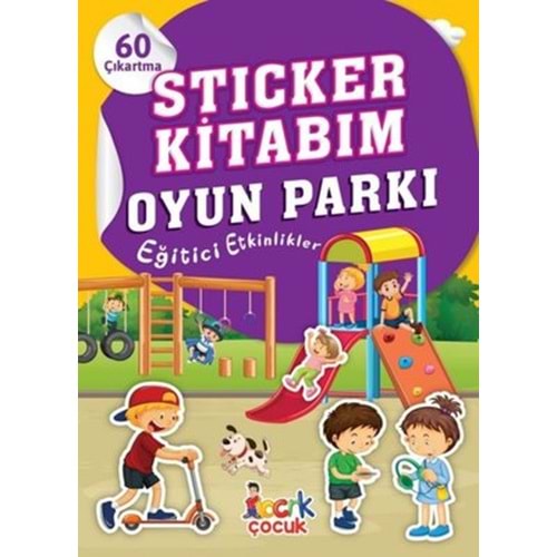 Sticker Kitabım - Oyun Parkı - Eğitici Etkinlikler - 60 Çıkartma