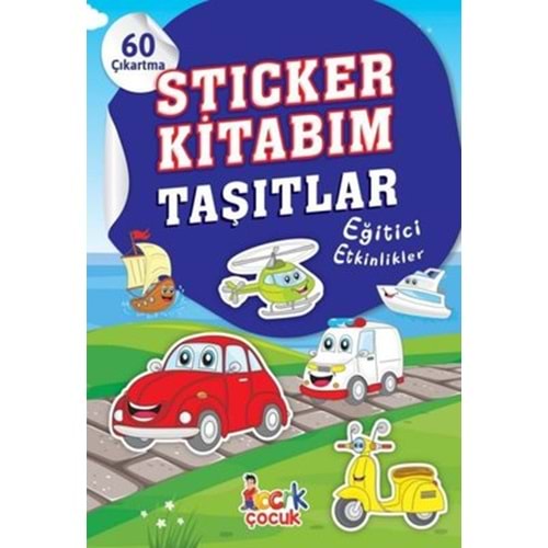 Sticker Kitabım - Taşıtlar - Eğitici Etkinlikler - 60 Çıkartma