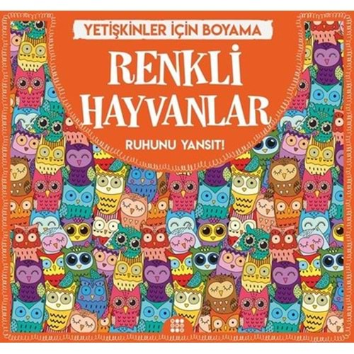 Renkli Hayvanlar Yetişkinler İçin Boyama