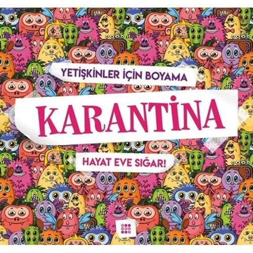 Karantina Hayat Eve Sığar Yetişkinler İçin Boyama