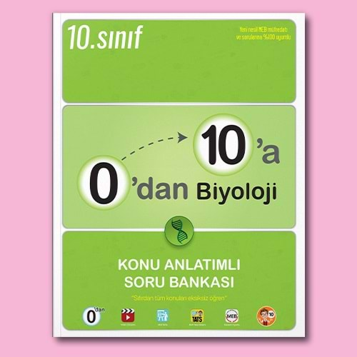 0'dan 10'a Biyoloji Konu Anlatımlı Soru Bankası