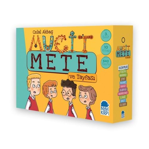 Mucit Mete ve Tayfası 3. Sınıf Hikaye Seti - 10 Kitap Takım