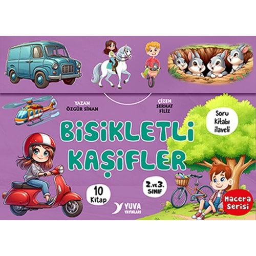 BİSİKLETLİ KAŞİFLER (MACERA SERİSİ) 2.SNF 10 KİT.TK