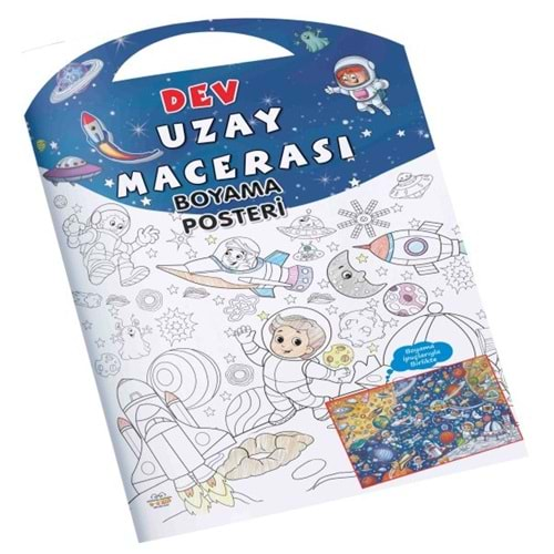 Uzay Macerası Dev Boyama Posteri