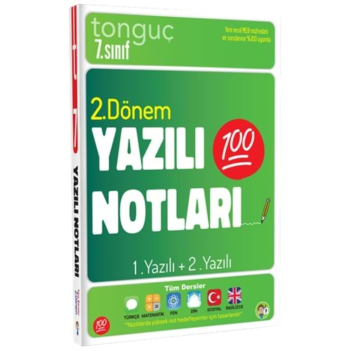 7. SINIF YAZILI NOTLARI 2. DÖNEM 1 VE 2. YAZILI