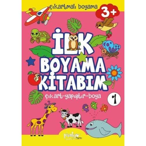 Çıkartmalı İlk Boyama Kitabım 1 - 3+ Yaş