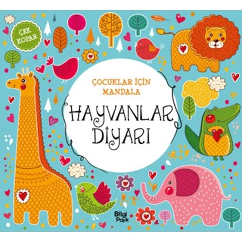 Çocuklar İçin Mandala Hayvanlar Diyarı