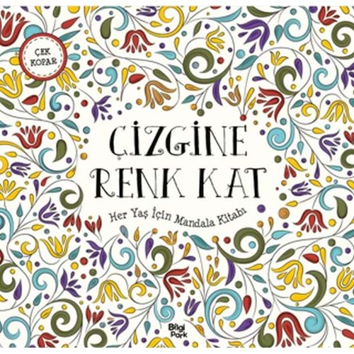 Çizgine Renk Kat Her Yaş İçin Mandala