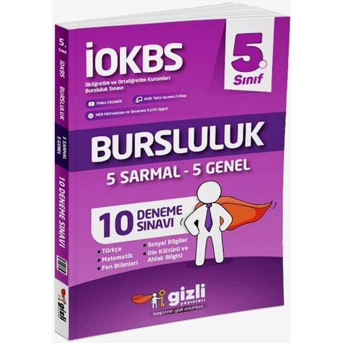 5. Sınıf İOKBS Bursluluk 10 Deneme Sınavı