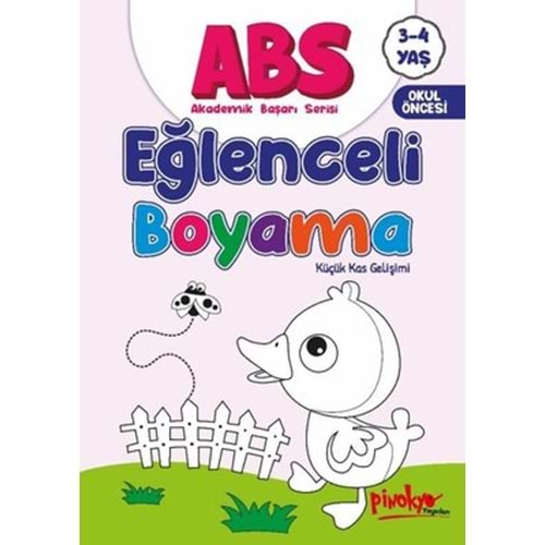 ABS Eğlenceli Boyama Küçük Kas Gelişimi 3 - 4 Yaş