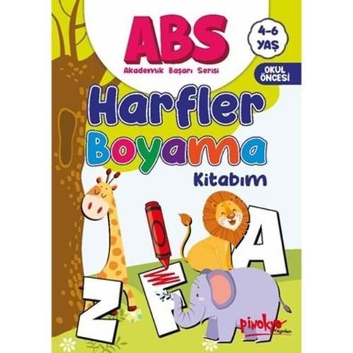 ABS Harfler Boyama Kitabım 4 - 6 Yaş